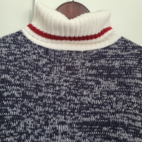 XL sweater tunic marled in blue white - Picture 2 of 4